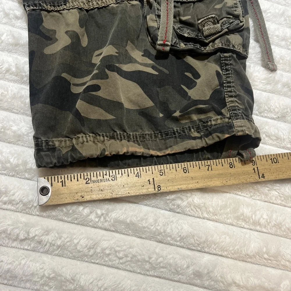 Twice Cargo Shorts Men's 32 Camo Twoce baggy Y2K era multi pocket tactical